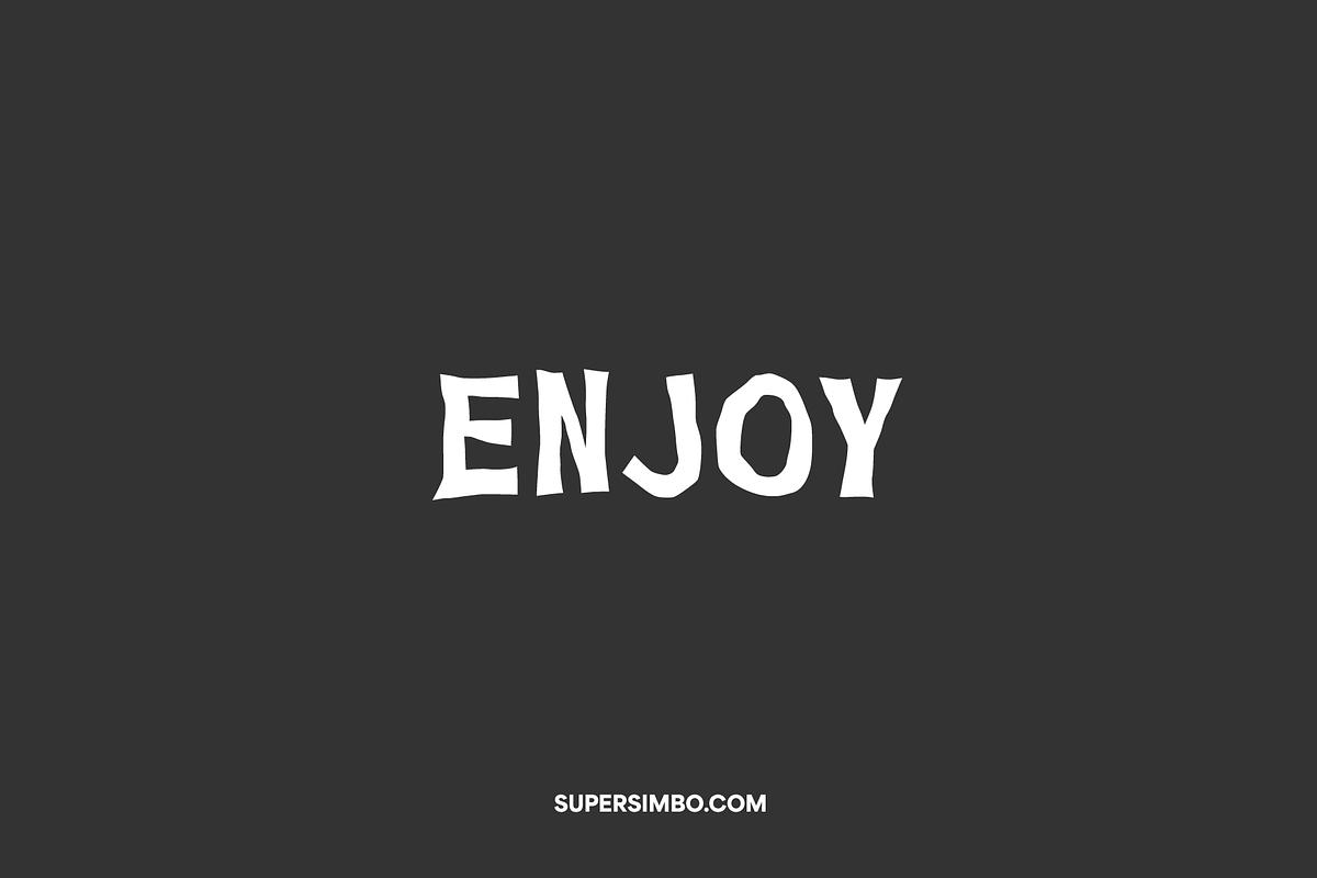 Afterlife | Spooky font, a Sans Serif Font by Supersimbo © (Photo 7 of 7)
