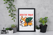 Christmas Dog Corgi PNG, an Illustration by Daily.Designs (Thumbnail 6 of 10)
