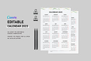 Calendar Template 2023, a Stationery Template by Design Zone (Thumbnail 1 of 3)