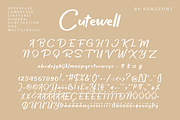 Cutewell - Cute Handwritten Font, a Handwritten Font by overlaytemplates (Thumbnail 5 of 5)