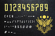 Deaths Hallows- Medieval Blackletter, a Blackletter Font by Dhabee (Thumbnail 8 of 17)