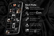 DARK MINIMAL INSTAGRAM TEMPLATE, a Social Media Template by Faytemplates (Thumbnail 8 of 8)