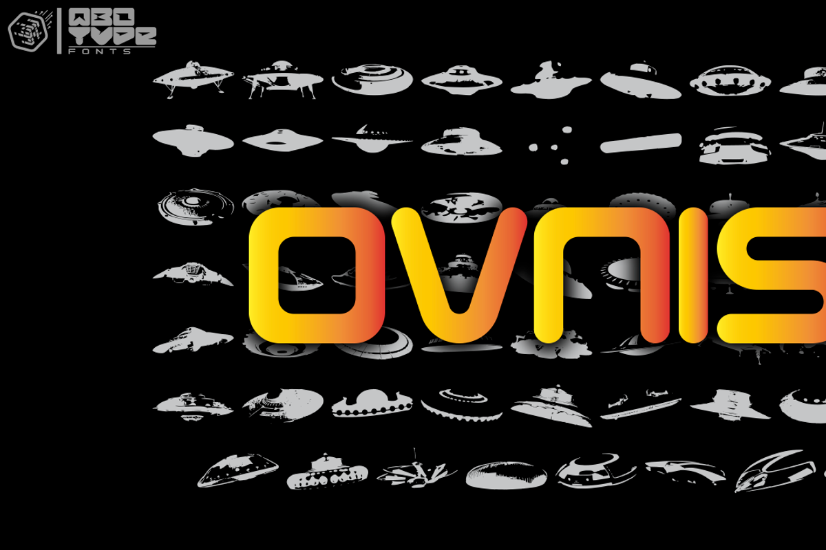 Ovnis, a Font by Qbotype Fonts (Photo 2 of 2)