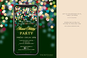 Annual Holiday Party Invitation, an Invitation Template by Encre Studio (Thumbnail 2 of 4)