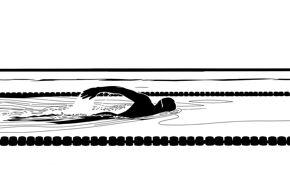 Swimming Sport Silhouette Vector Bun, an Illustration by jahid234 (Photo 12 of 51)