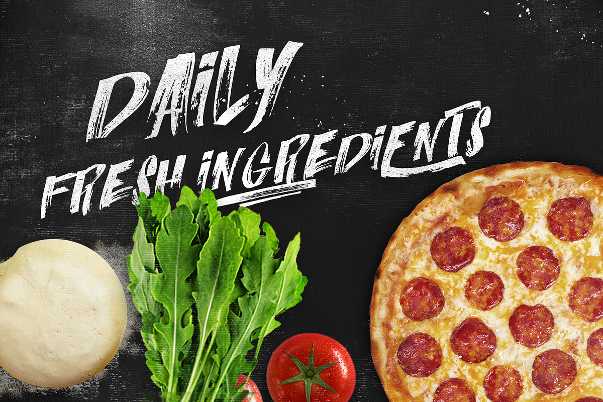 ITALIANO Brush Font +Extras preview 7