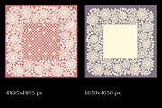 Lace frames and ribbons., a Pattern Graphic by Ajuga (Thumbnail 4 of 5)