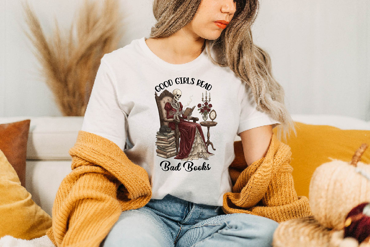 Good Girls Read Bad Books PNG, an Illustration by DreamPrint404 (Photo 5 of 6)