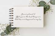 Flower Script Font, a Script Font by Densu Creative (Thumbnail 3 of 9)