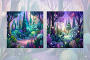 Magical Forest, a Background Graphic by Curve Design (Thumbnail 5 of 7)