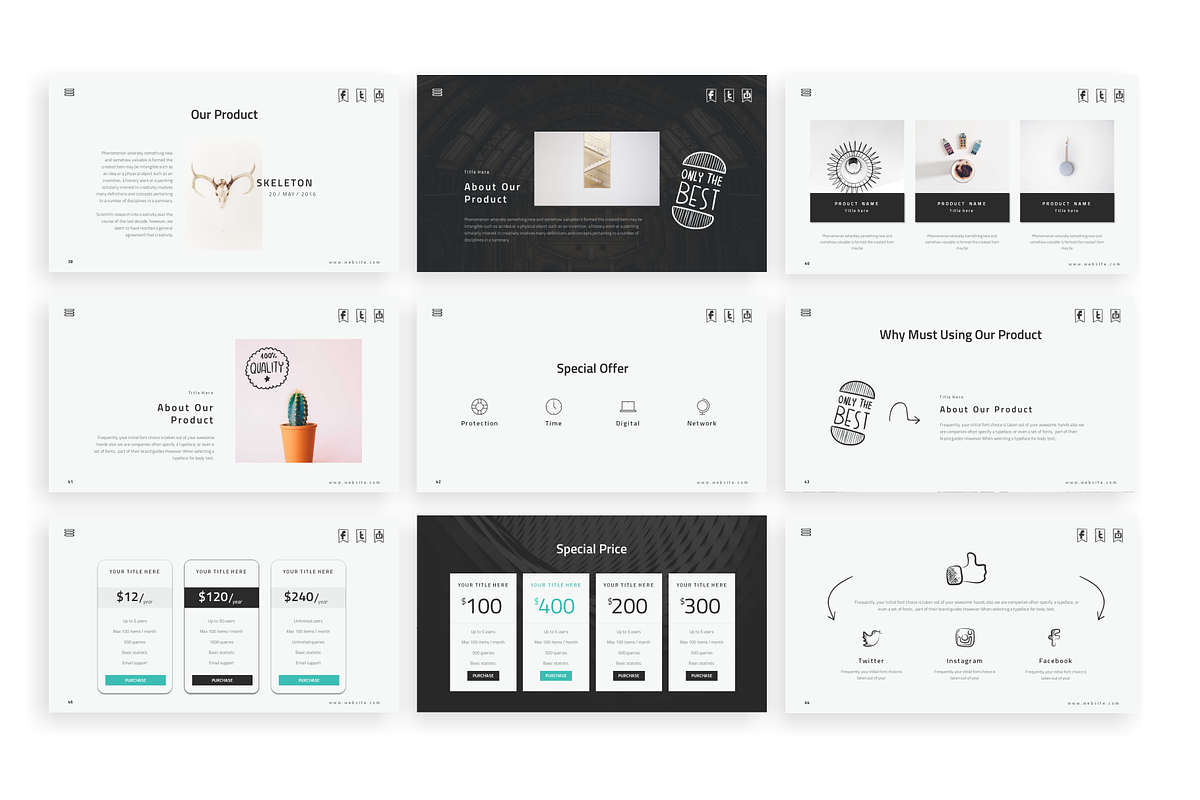 Doodles - Powerpoint Template, a Presentation Template by Mikokit (Photo 7 of 13)