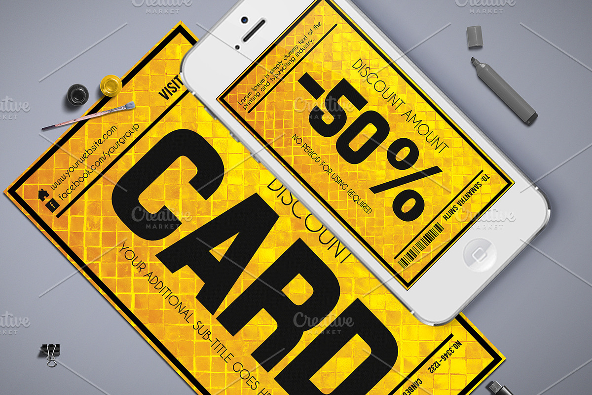 Golden Style Gift Voucher, a Card Template by Tzochko (Photo 4 of 5)