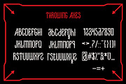 Trowing Axes, a Blackletter Font by EN86-21 (Thumbnail 4 of 7)