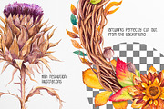 Fall collection. Watercolor., a Decorative Illustration by AlexGreenArt (Thumbnail 10 of 11)