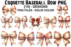 Coquette Baseball Bow, an Illustration by GatewayDesign