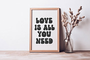 Lovely Drama Cute Groovy Font, a Handwritten Font by BarcelonaShop (Thumbnail 10 of 10)