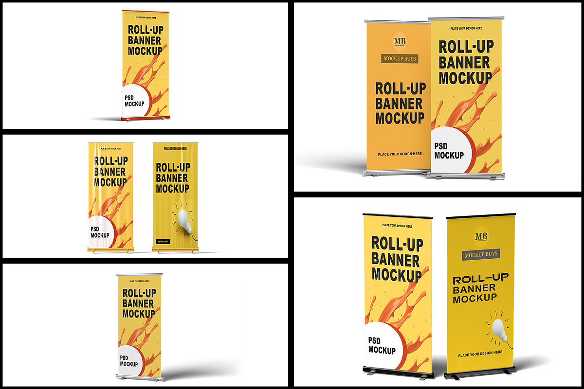 Standee Banner Mockup, a Product Mockup by mockupbuys (Photo 1 of 13)