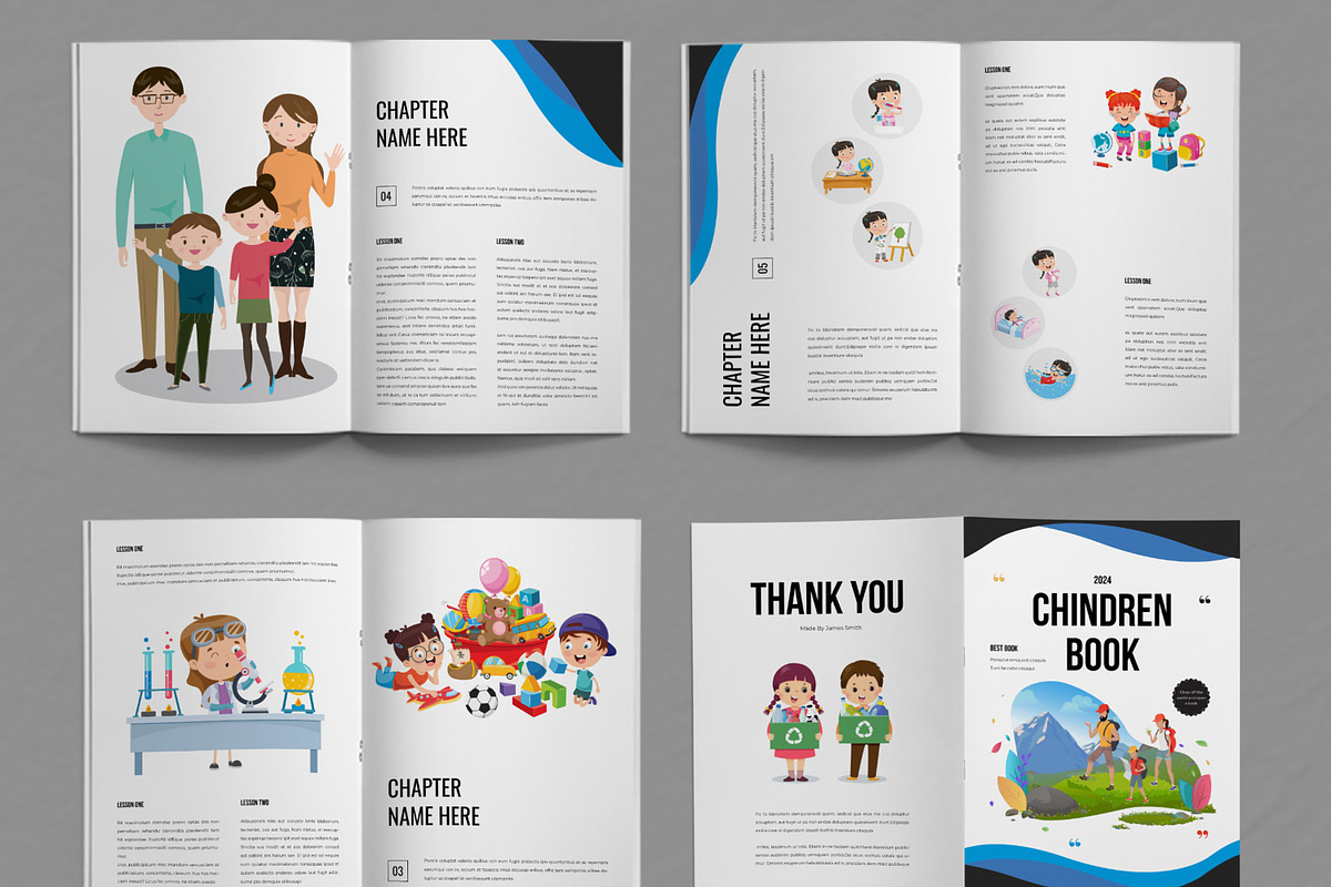 Children Book Magazine Layout, a Magazine Template by ContestDesign (Photo 3 of 3)