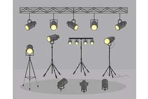 Spotlight Lamps Set