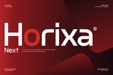 Horixa Next Modern Connected Sans