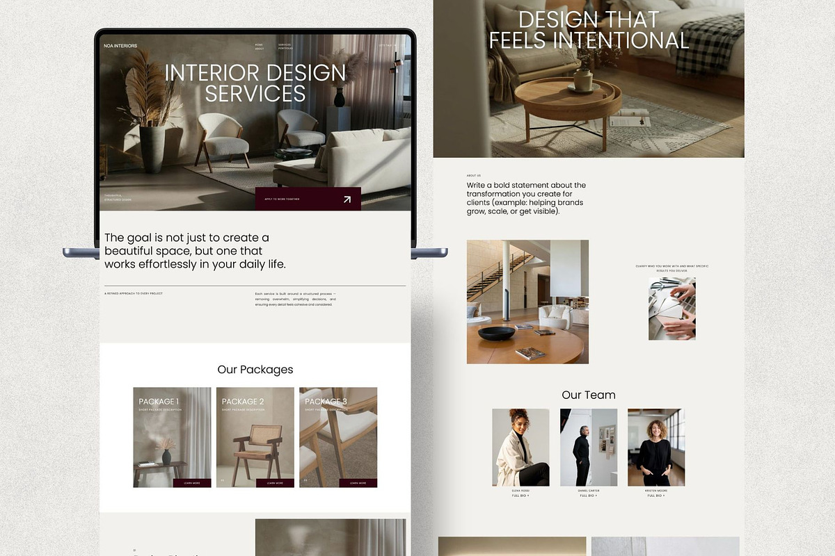 Showit Website for Interior Designer, an App Template by Digital&Chic (Photo 5 of 8)
