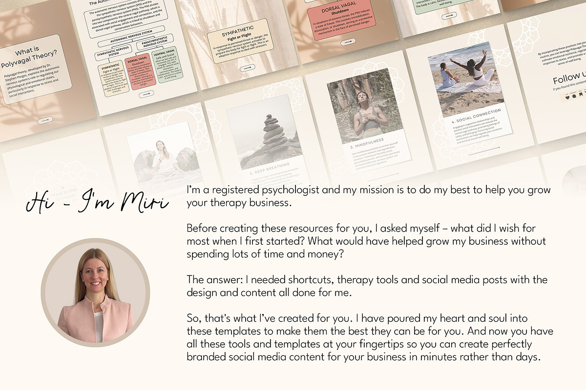 Polyvagal Theory Canva Instagram, a Templates & Theme by Miri Campbell (Photo 9 of 9)
