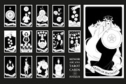 Tarot Black and White. 78 cards, an Illustration by La Inspiratriz (Thumbnail 2 of 9)