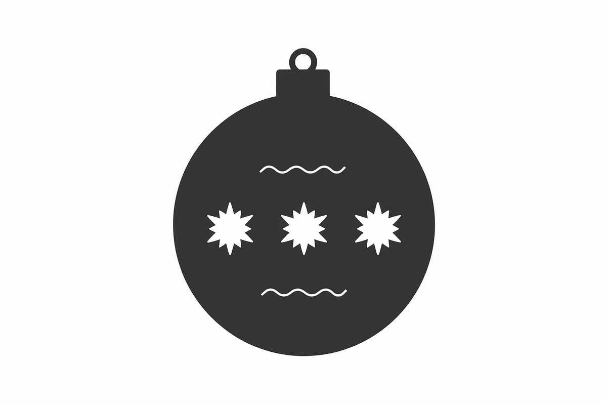 Christmas Laser Cut Ornament Bundle, a Graphic by Designer_Momina (Photo 6 of 16)