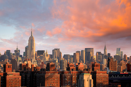 New York City sunset, an Architecture Photo by f11photo