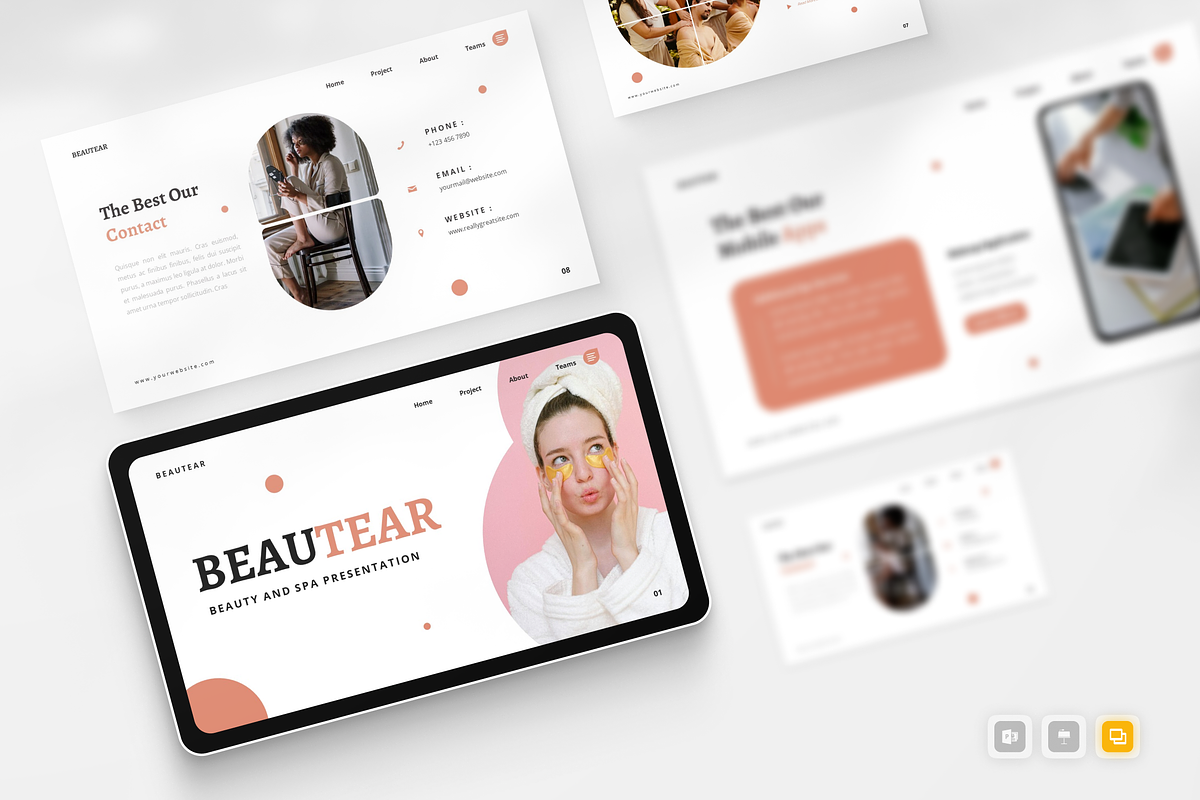 Beauty Presentation Google Slide, a Presentation Template by Annora Studio (Photo 1 of 5)