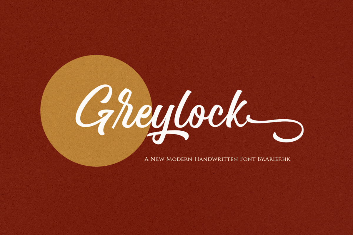 Greylock, a Script Font by ALIVECREATIVE (Photo 1 of 7)