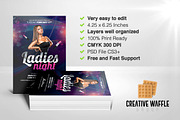 60% OFF Club Life Flyer Bundle, a Flyer Template by Creative Waffle (Thumbnail 4 of 5)