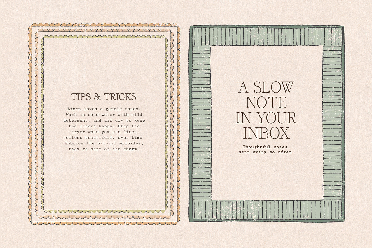 Paper Note—Vintage Frames, an Object Graphic by Basia Stryjecka (Photo 5 of 16)