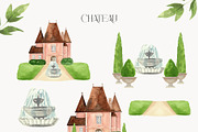 Chateau Ceremony Floral Wedding, a Decorative Illustration by Catch the Dream Art (Thumbnail 6 of 15)