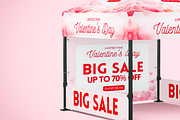 Outdoor Canopy Tent Mockup Set, an Advertising Mockup by Se٧enStudio (Thumbnail 3 of 8)