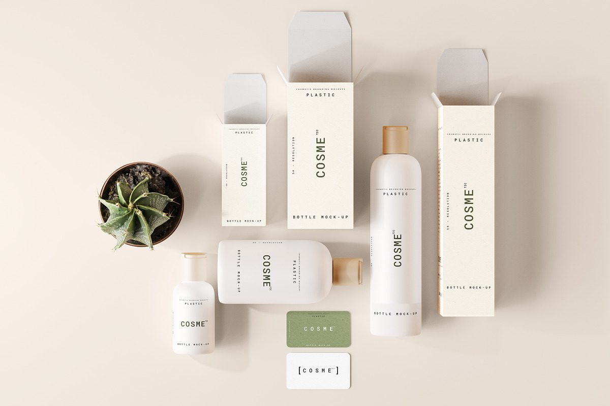Disc Top-Cap Bottle Mockup Bundle, a Cups & Container Mockup by pmvch (Photo 14 of 60)
