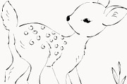 Ink Brushes for Adobe Illustrator, a Brush Add-On by Jenteva Art (Thumbnail 9 of 14)