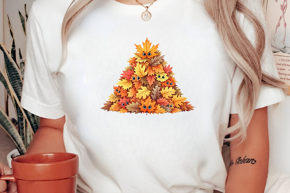 Watercolor Autumn Smiley Clipart PNG, a Seasonal Illustration by Canvas Craft (Photo 8 of 9)