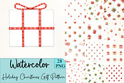 Holiday Christmas Gift Pattern Clipa, an Illustration by CrexoraLab (Thumbnail 1 of 5)