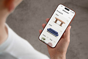 24 iPhone 17 Pro in Hand Mockups, an iPhone Mockup by Asylab (Thumbnail 88 of 107)
