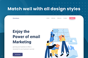 Teamwork Colorful Illustration Pack, an UI Kit Template by Graphicdunk (Thumbnail 4 of 5)