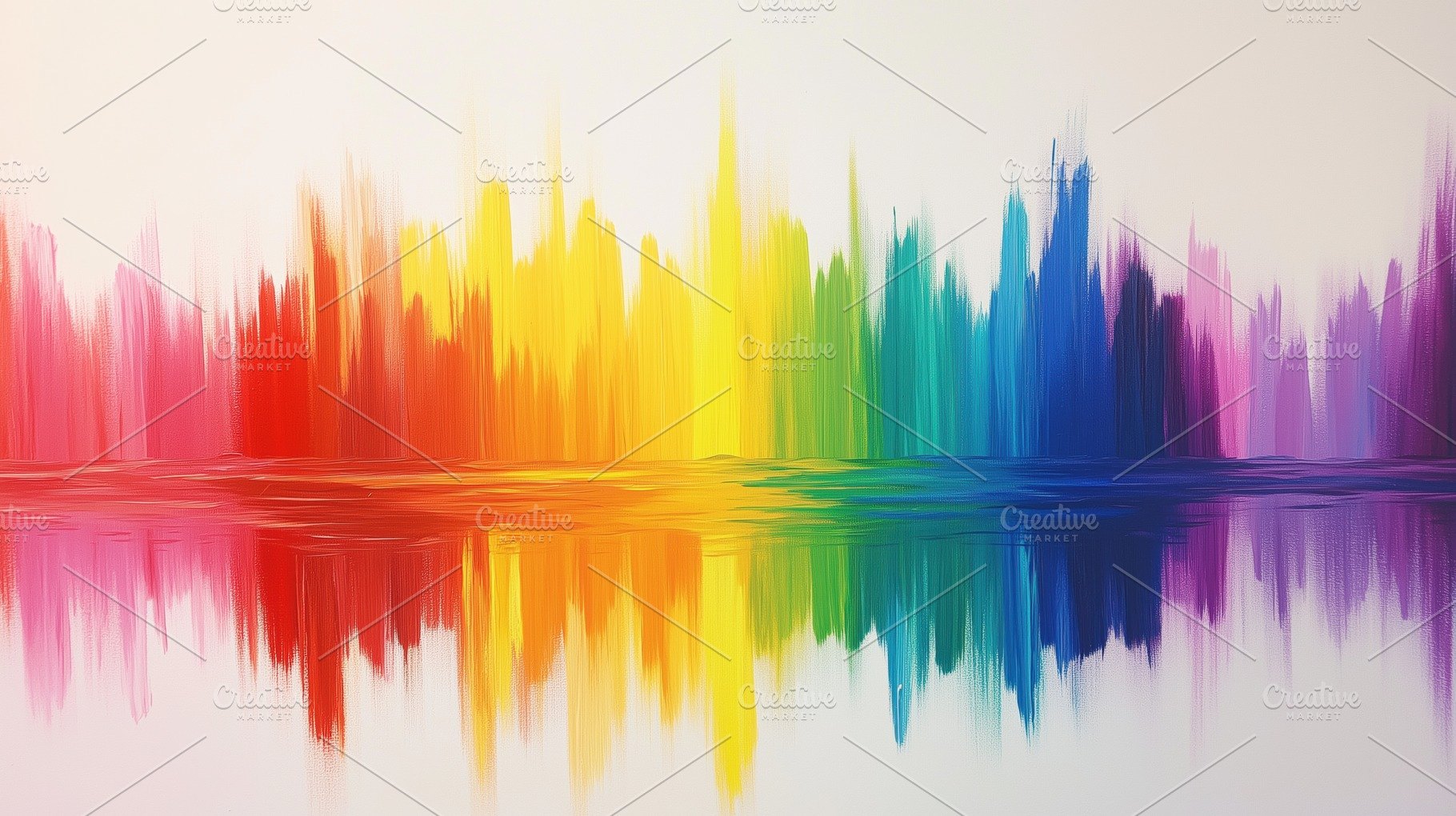 A vibrant abstract artwork featuring a spectrum of colors arranged in vertical, an Industrial Photo by Textures & Backgrounds