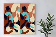Coffee and Cream Abstract Modern Art, a Decorative Illustration by Sharon Schwalbe (Thumbnail 4 of 6)