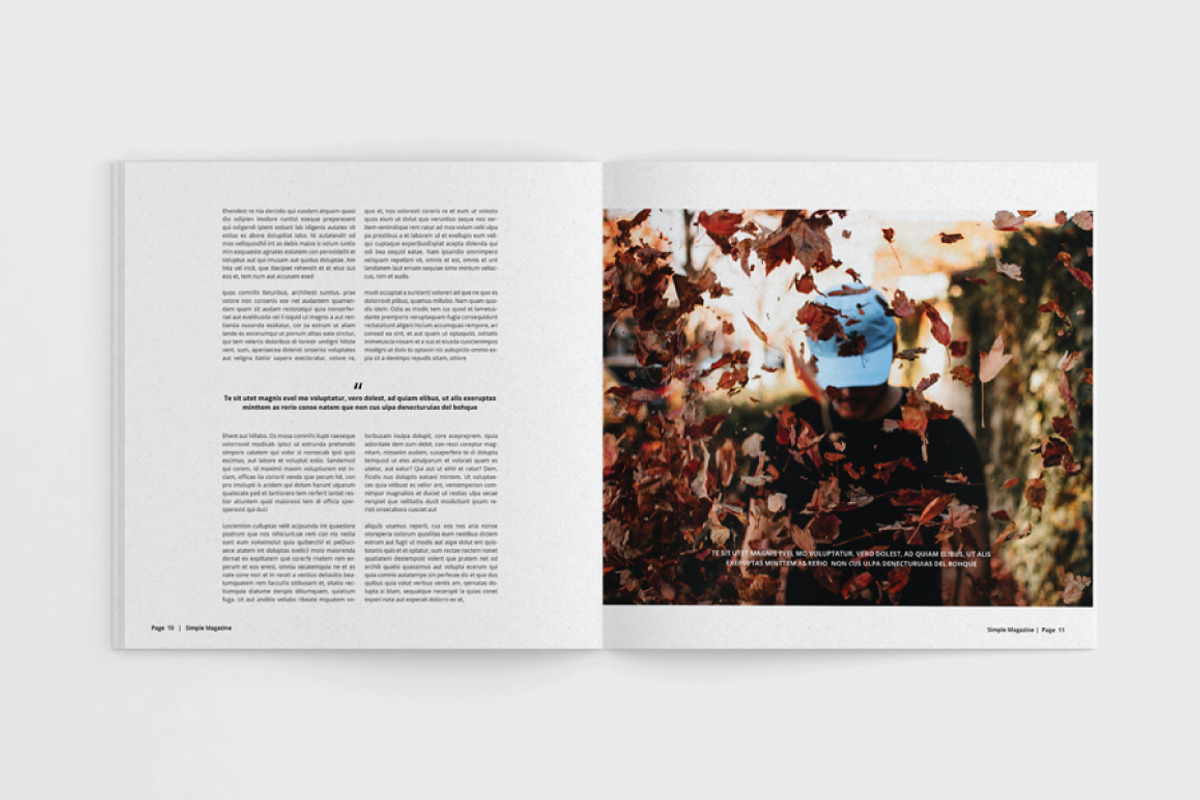 Square Magazine Template, a Magazine Template by Alhaytar