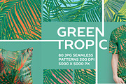 GREEN TROPIC seamless patterns, a Pattern Graphic by ANAKOTO (Thumbnail 2 of 14)