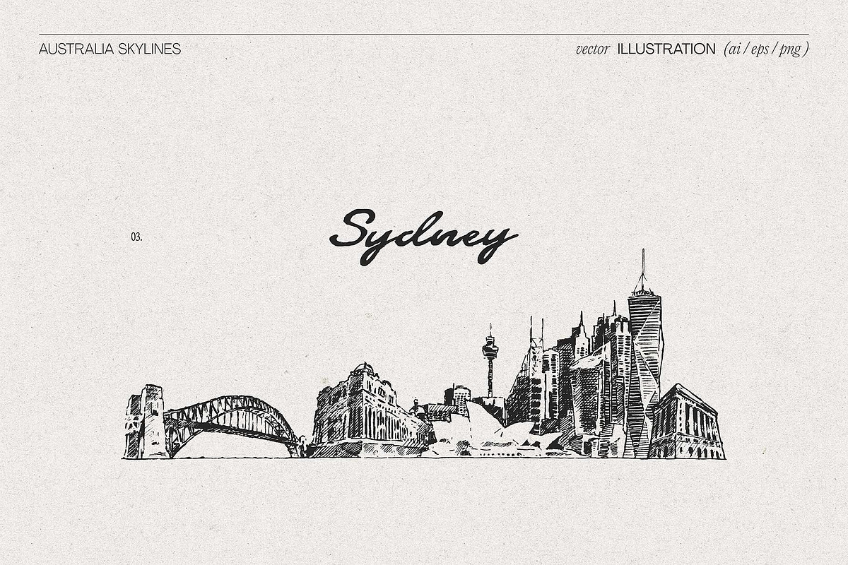 Australia Skylines, a Work Illustration by TheMountBirdStudio (Photo 6 of 8)