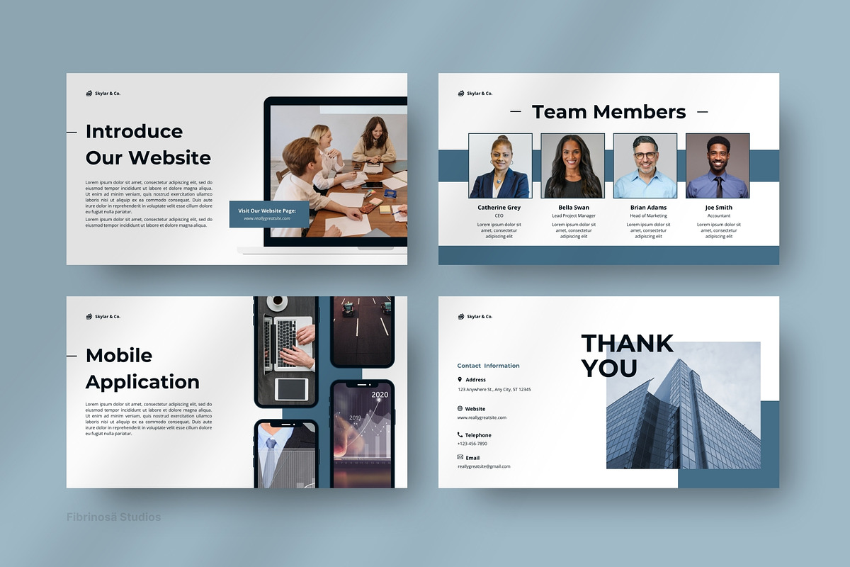 Skylar Business Proposal PowerPoint, a Presentation Template by FIBRINOSÄ (Photo 7 of 8)