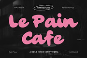 Le Pain Cafe - Nostalgic Bold Retro, a Handwritten Font by Typia Nesia (Thumbnail 1 of 14)