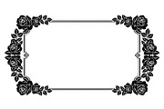 Floral Decorative Frame Vector Bundl, an Illustration by musafir_fashion (Thumbnail 16 of 51)