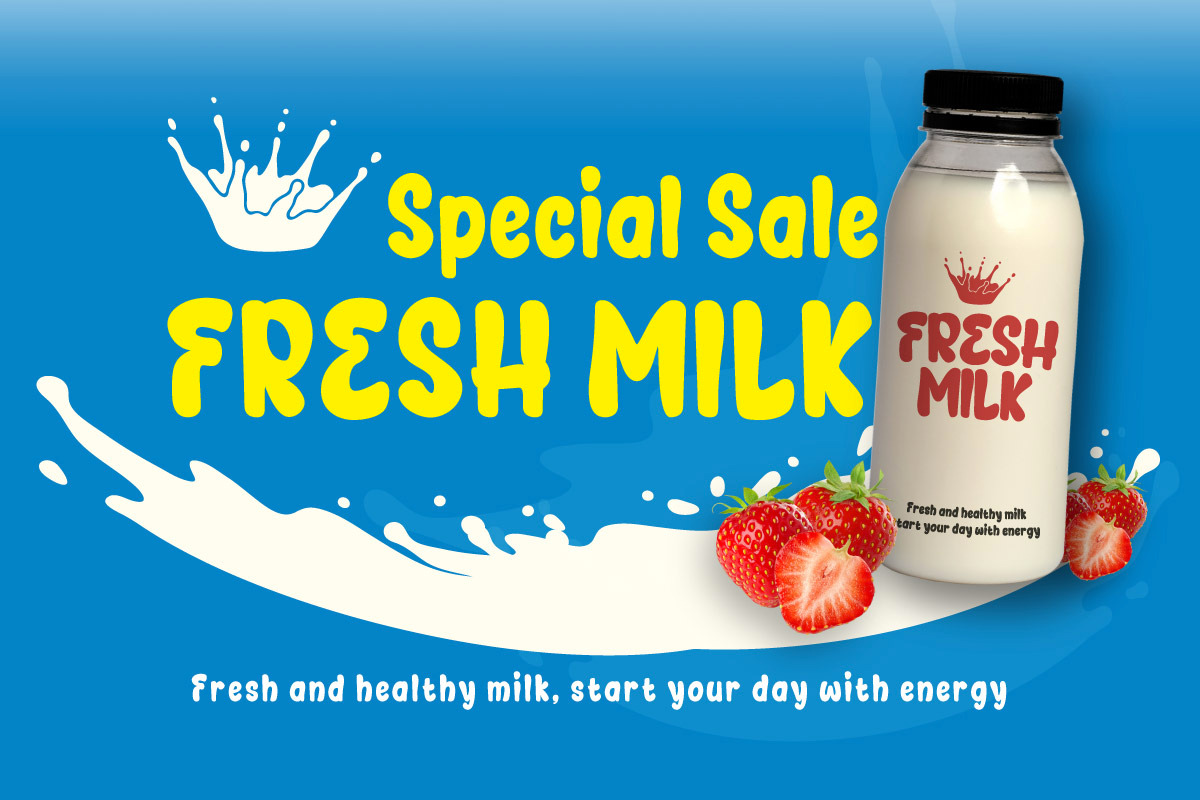 Kastrie - Milk Display Font, a Sans Serif Font by twinstd (Photo 5 of 9)